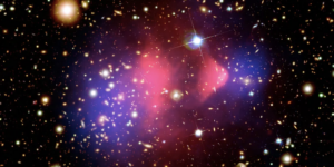 NASA image of the "bullet cluster."